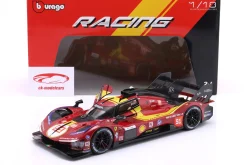 Ferrari 499P #51 3rd 24h LeMans 2025 Giovinazzi, Guidi, Calado 1:18 Bburago