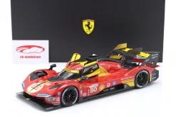 Ferrari 499P #50 Sieger 24h LeMans 2024 Fuoco, Molina, Nielsen 1:18 Bburago