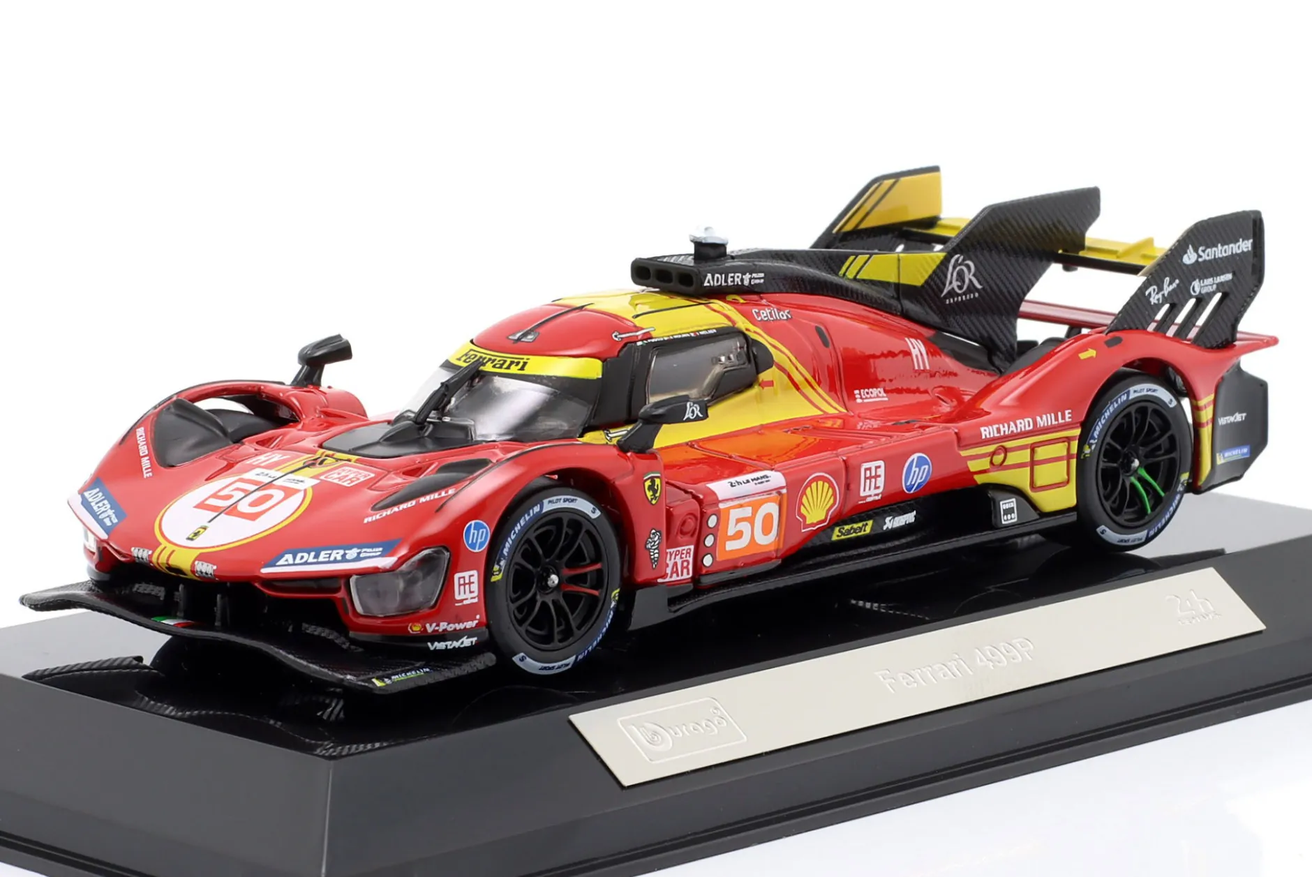 Ferrari 499P #50 Sieger 24h LeMans 2024 Fuoco, Molina, Nielsen 1:43 Bburago