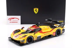 Ferrari 499P #83 Sieger 24h LeMans 2025 Kubica, Ye, Hanson 1:18 Bburago