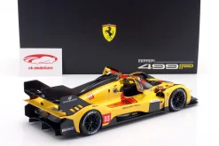 Ferrari 499P #83 Sieger 24h LeMans 2025 Kubica, Ye, Hanson 1:18 Bburago