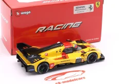 Ferrari 499P #83 Sieger 24h LeMans 2025 Kubica, Ye, Hanson 1:43 Bburago