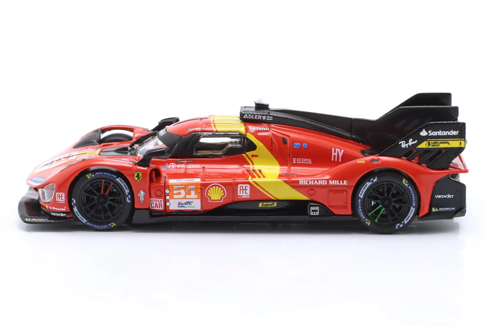 Ferrari 499P #51 Sieger 24h LeMans 2023 Pier Guidi, Calado, Giovinazzi 1:43 Bburago