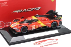 Ferrari 499P #51 Sieger 24h LeMans 2023 Pier Guidi, Calado, Giovinazzi 1:43 Bburago