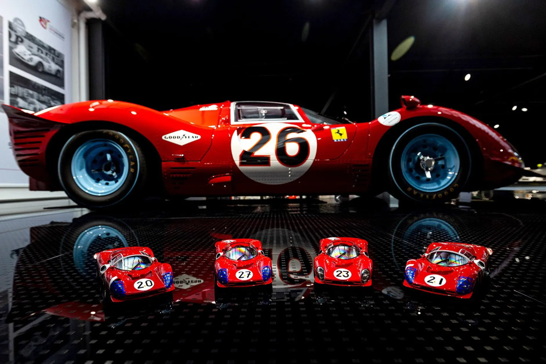Ferrari 330 P3 Spider #27 24h LeMans 1966 Ginther, Rodriguez 1:18 WERK83