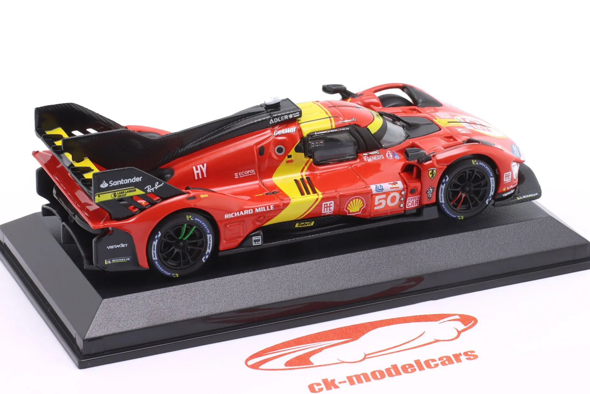 Ferrari 499P #50 5th 24h LeMans 2023 Fuoco, Nielsen, Molina 1:43 Altaya