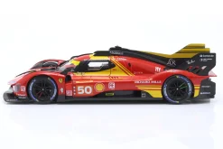 Ferrari 499P #50 6th WEC Katar 2024 Molina, Nielsen, Fuoco 1:18 Bburago