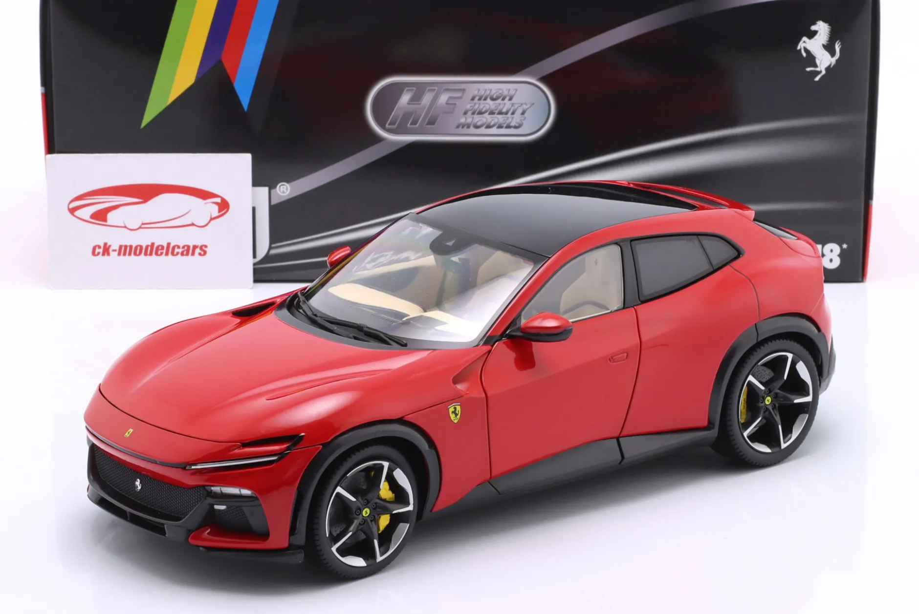 Ferrari Purosangue Baujahr 2022 corsa rot 1:18 Polistil