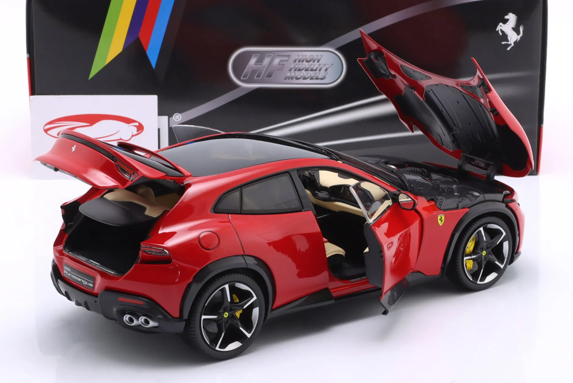 Ferrari Purosangue Baujahr 2022 corsa rot 1:18 Polistil