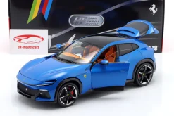 Ferrari Purosangue Baujahr 2022 corsa blau 1:18 Polistil