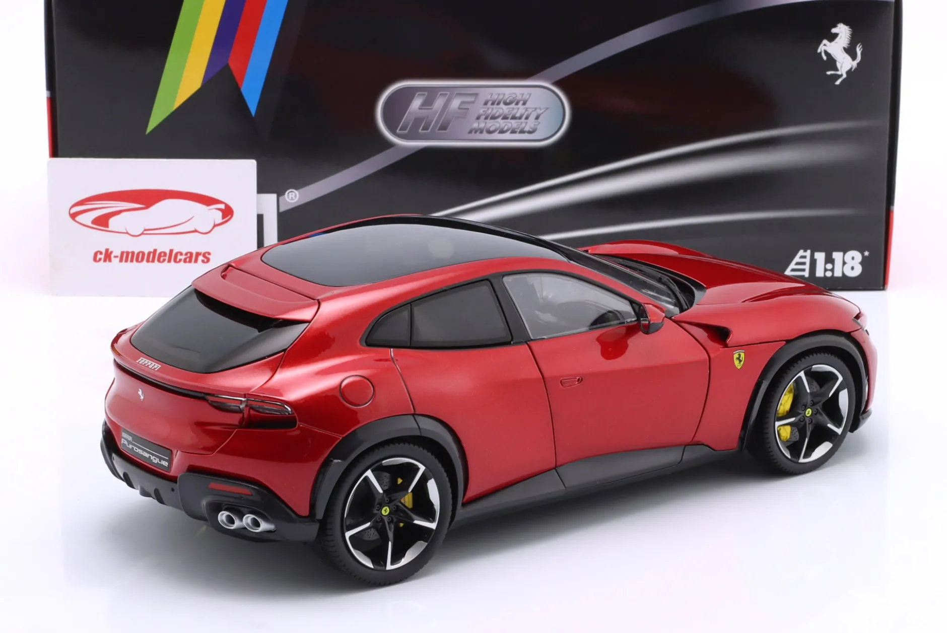 Ferrari Purosangue Baujahr 2022 magma rot 1:18 Polistil