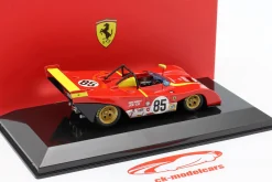 Ferrari 312P #85 Winner 6h Watkins Glen 1972 Ickx, Andretti 1:43 Bburago