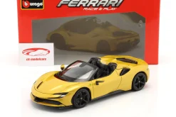 Ferrari SF90 Spider Baujahr 2021 gold metallic 1:18 Bburago