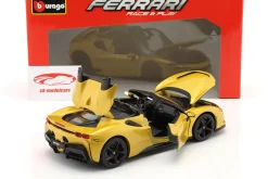 Ferrari SF90 Spider Baujahr 2021 gold metallic 1:18 Bburago