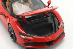 Ferrari SF90 Spider Baujahr 2021 rot 1:18 Bburago