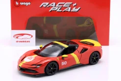 Ferrari SF90 Stradale #50 "Assetto Fiorano" rot 1:18 Bburago