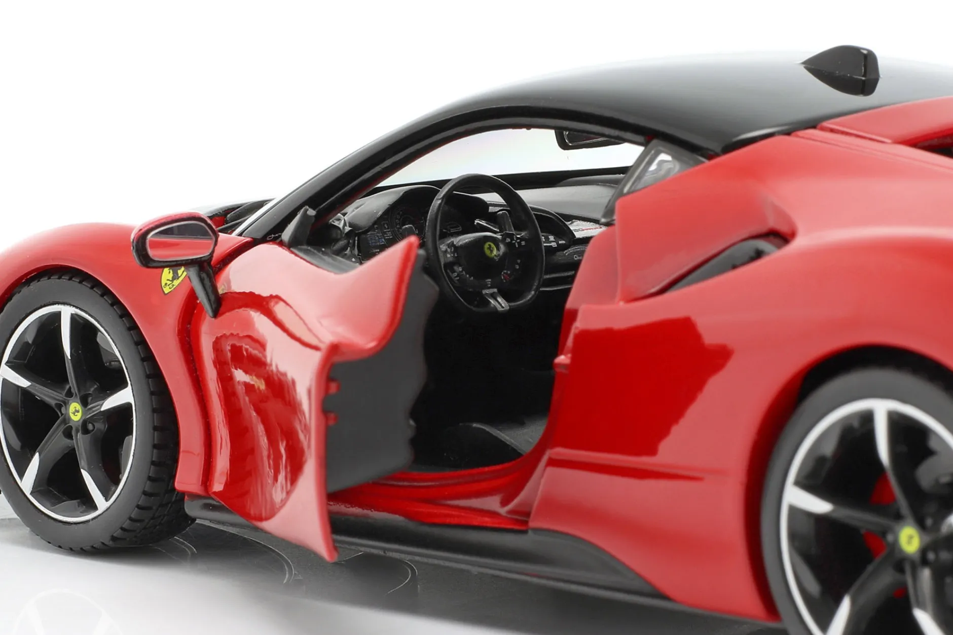 Ferrari SF90 Stradale Baujahr 2019 rot 1:24 Bburago