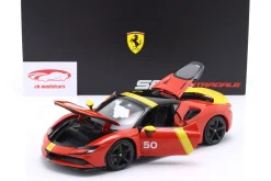 Ferrari SF90 Stradale Hybrid Assetto Fiorano #50 rot / gelb / schwarz 1:18 Bburago