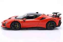 Ferrari SF90 XX Stradale Baujahr 2024 orange-rot 1:18 Bburago