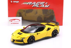 Ferrari SF90 XX Stradale Baujahr 2024 Modena gelb 1:18 Bburago