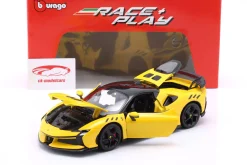 Ferrari SF90 XX Stradale Baujahr 2024 Modena gelb 1:18 Bburago