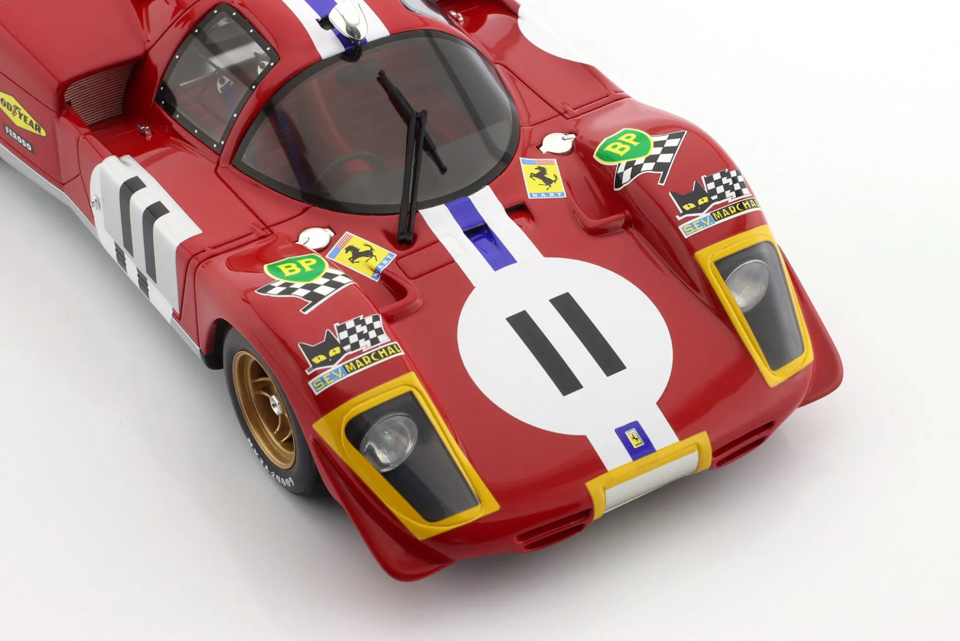 Ferrari 512S #11 4th 24h LeMans 1970 Bucknum, Posey 1:18 WERK83