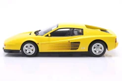 Ferrari Testarossa Baujahr 1986 gelb 1:18 KK-Scale