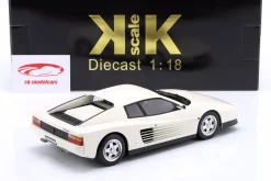 Ferrari Testarossa Baujahr 1986 weiß 1:18 KK-Scale