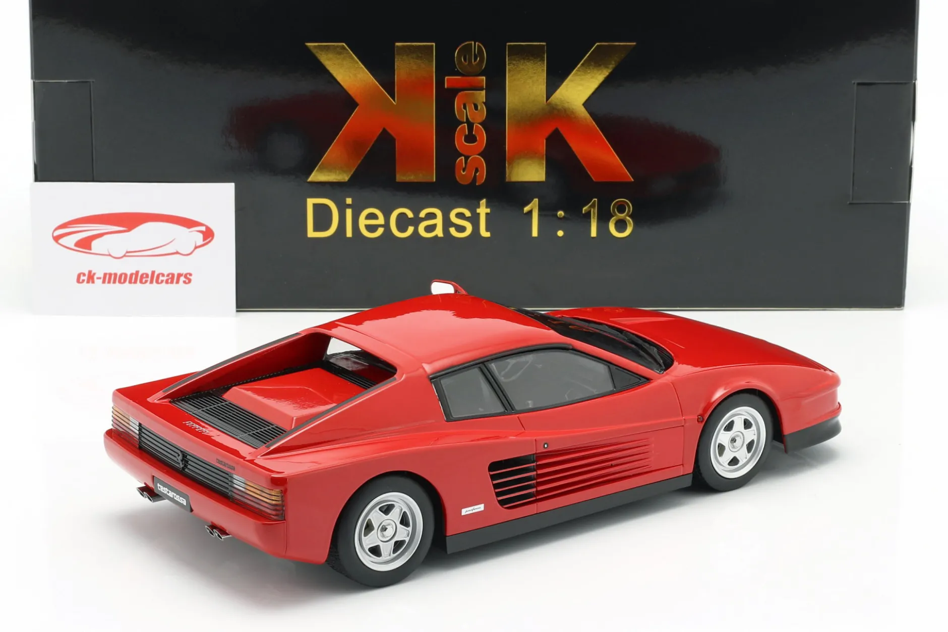 Ferrari Testarossa Monospecchio Baujahr 1984 rot 1:18 KK-Scale