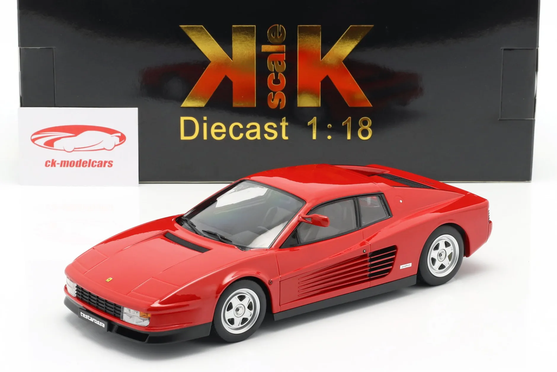 Ferrari Testarossa Monospecchio Baujahr 1984 rot 1:18 KK-Scale