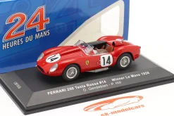 Ferrari 250 Testa Rossa #14 Winner 24h LeMans 1958 Gendebien, Hill 1:43 Ixo