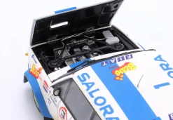 Fiat 131 Abarth Dirty Version #1 Sieger Rallye 1000 Lakes 1980 Alen, Kivimäki 1:18 Kyosho