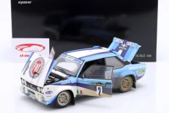 Fiat 131 Abarth Dirty Version #2 Sieger Rallye Piancavallo 1981 Bettega, Perissinot 1:18 Kyosho