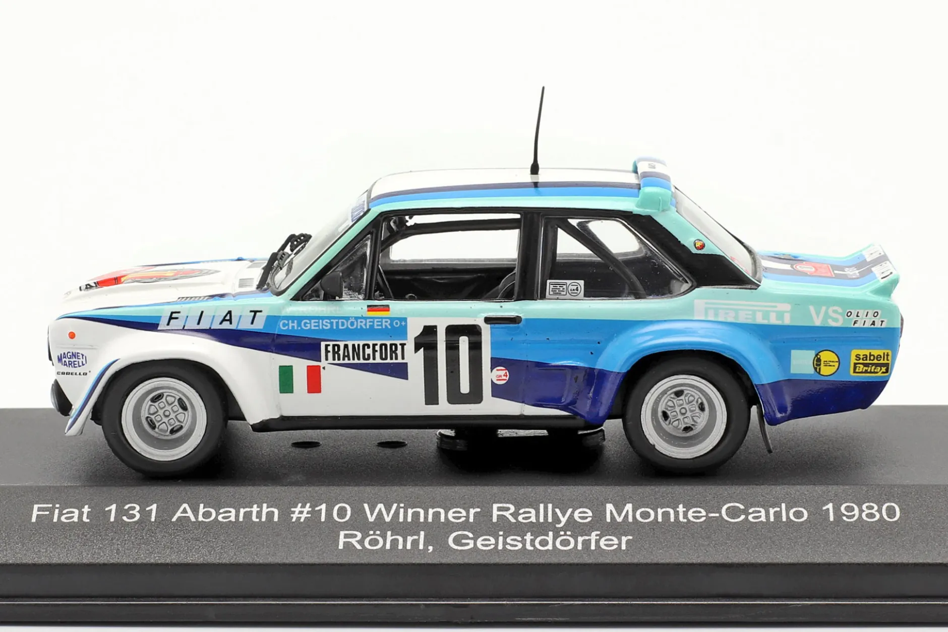 Fiat 131 Abarth #10 Sieger Rallye Monte Carlo 1980 Röhrl, Geistdörfer 1:43 CMR