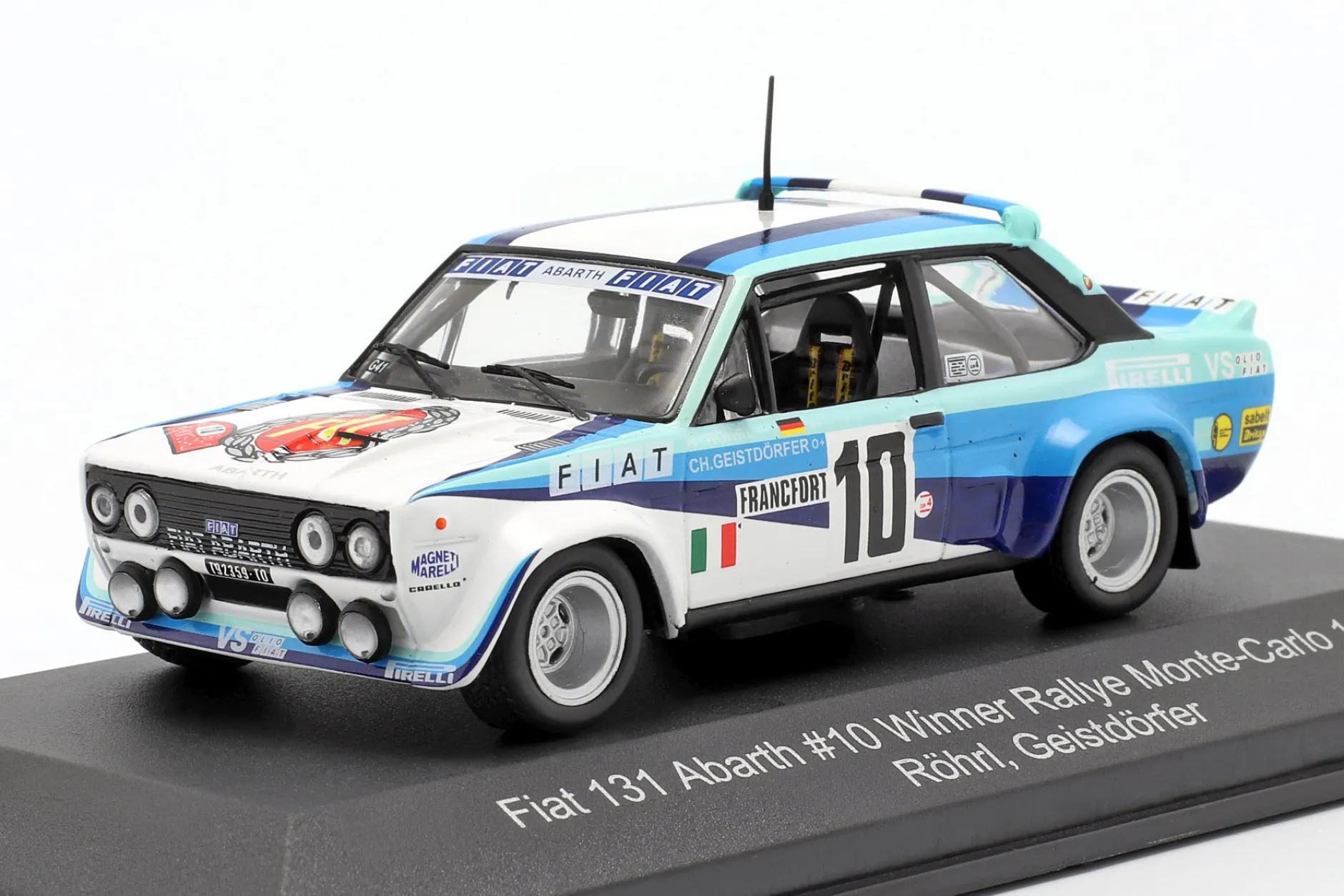 Fiat 131 Abarth #10 Sieger Rallye Monte Carlo 1980 Röhrl, Geistdörfer 1:43 CMR