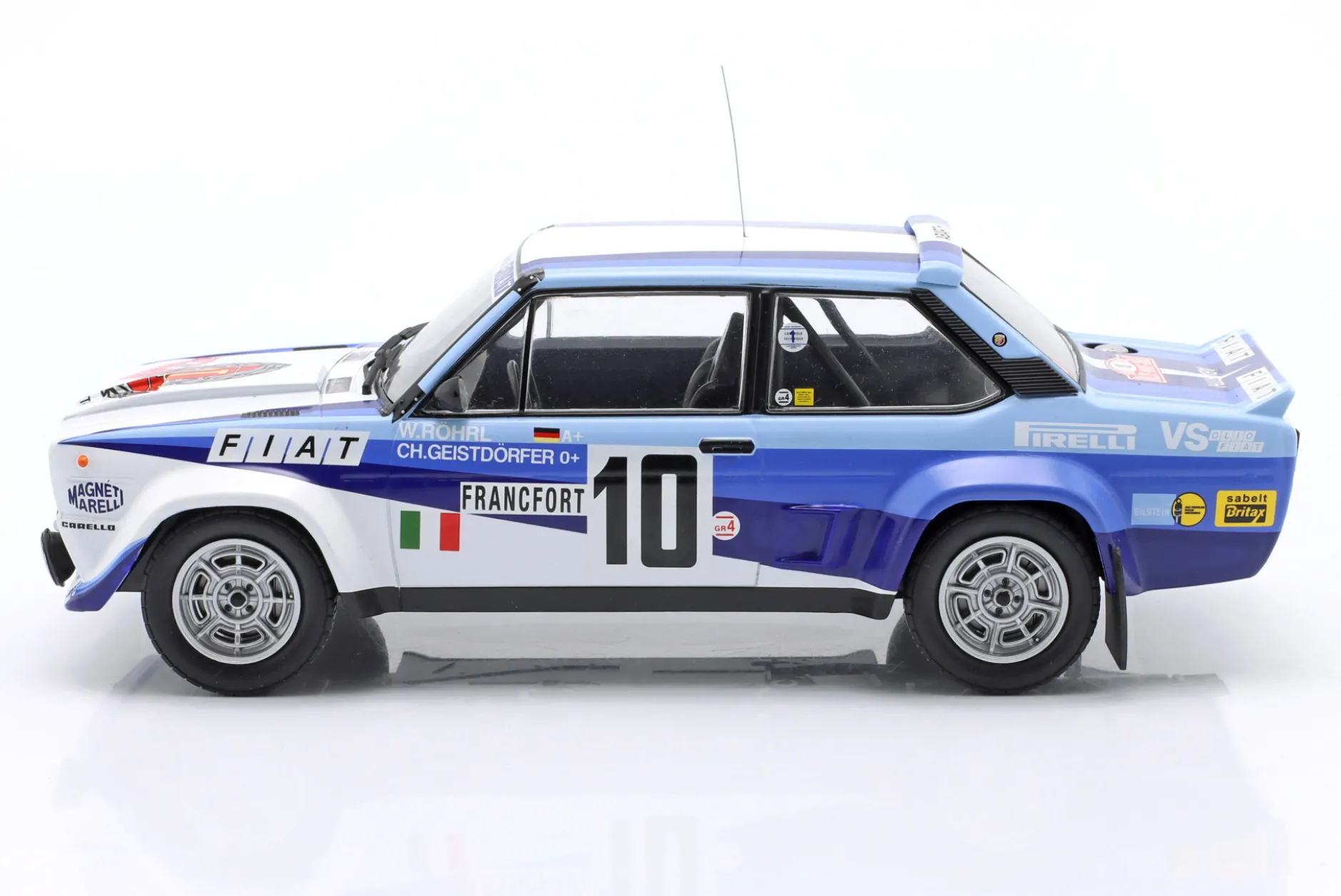 Fiat 131 Abarth #10 Sieger Rallye Monte Carlo 1980 Röhrl, Geistdörfer 1:18 WERK83