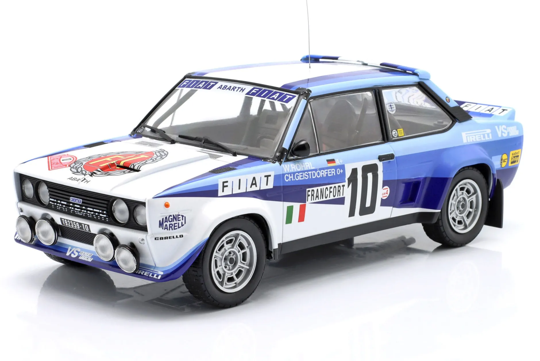 Fiat 131 Abarth #10 Sieger Rallye Monte Carlo 1980 Röhrl, Geistdörfer 1:18 WERK83