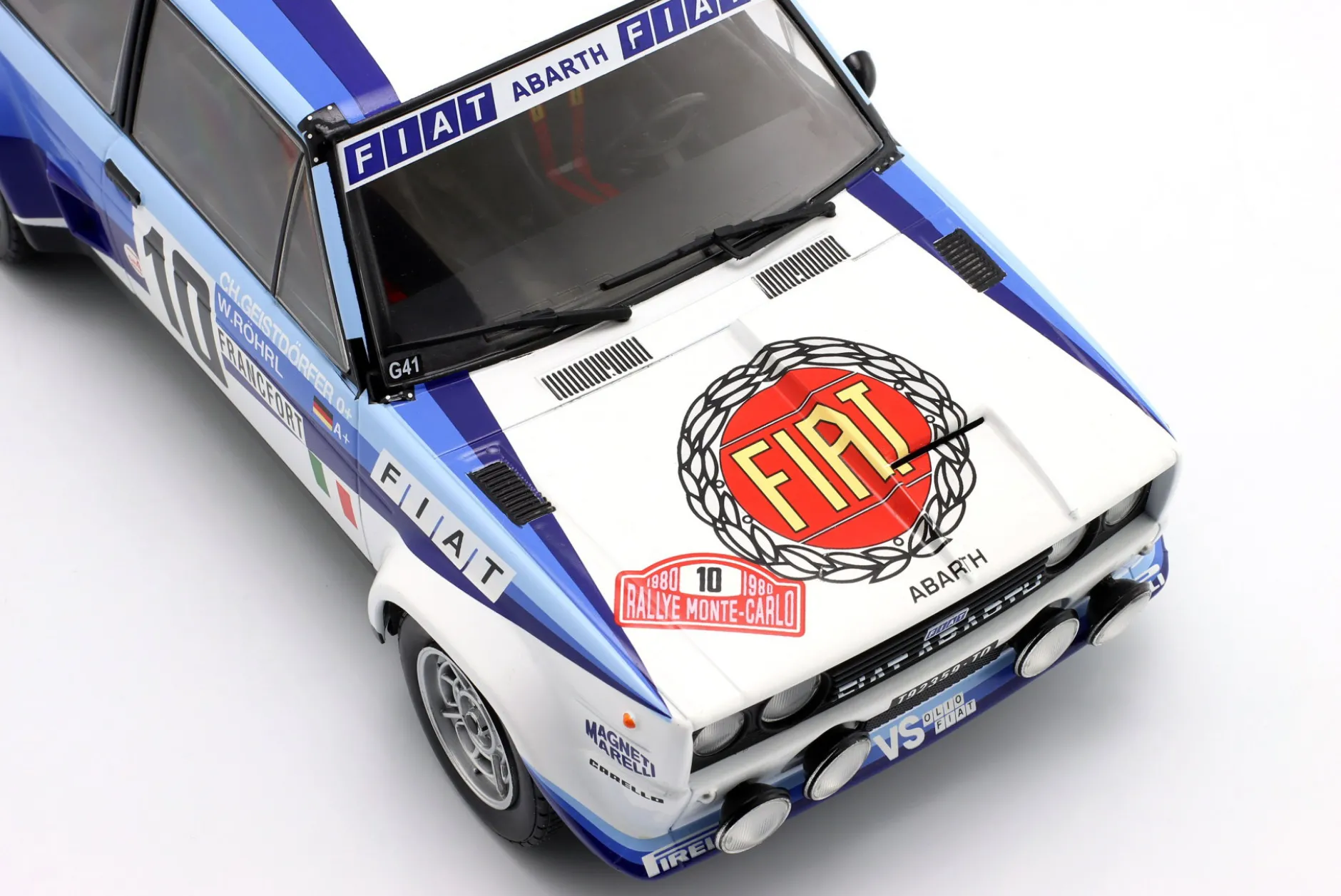 Fiat 131 Abarth #10 Sieger Rallye Monte Carlo 1980 Röhrl, Geistdörfer 1:18 WERK83