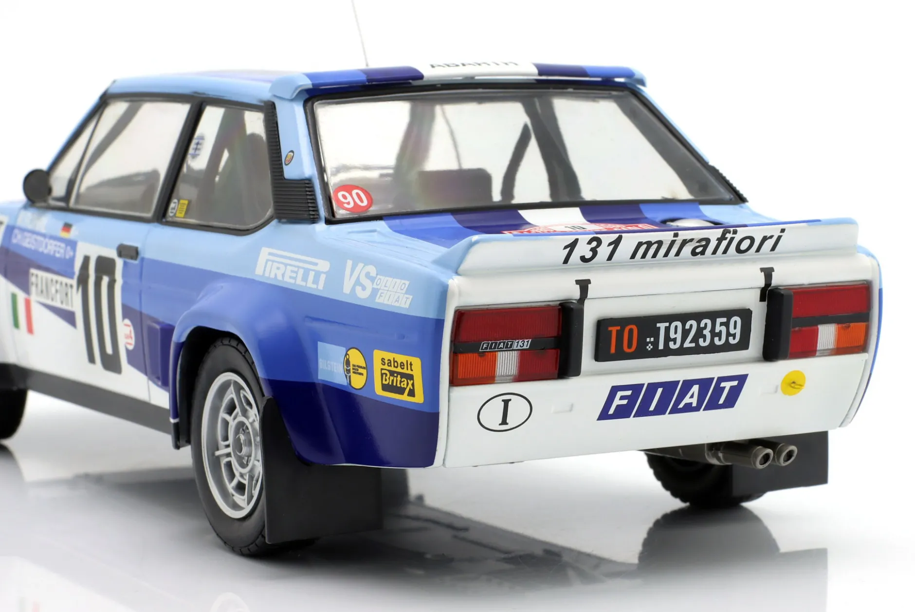 Fiat 131 Abarth #10 Sieger Rallye Monte Carlo 1980 Röhrl, Geistdörfer 1:18 WERK83