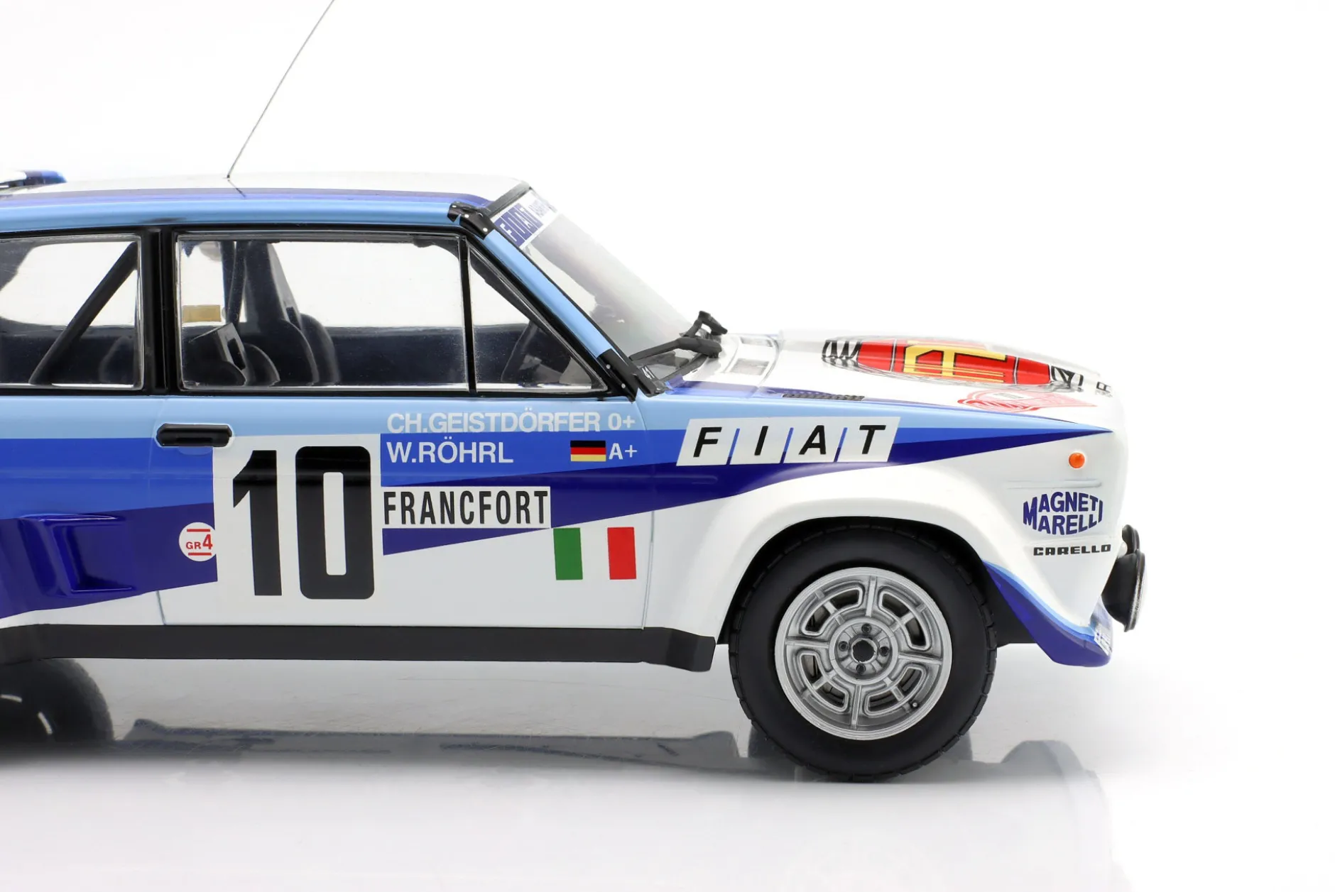 Fiat 131 Abarth #10 Sieger Rallye Monte Carlo 1980 Röhrl, Geistdörfer 1:18 WERK83