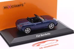 Fiat Barchetta Baujahr 1995 dunkelblau metallic 1:43 Minichamps