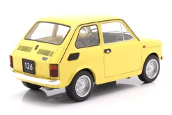 Fiat 126 Baujahr 1972 gelb 1:18 ModelCar Group