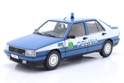 Fiat Croma CHT Polizei Italien Baujahr 1987 blau / weiß 1:18 Mitica