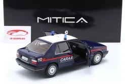 Fiat Croma 2.0 Turbo IE Carabinieri 1985 blau / weiß 1:18 Mitica