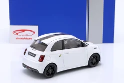 Fiat 500e Abarth Baujahr 2024 weiß 1:18 Ixo