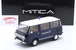 Fiat 850 Familiare Carabinieri Baujahr 1970 blau, weiß 1:18 Mitica