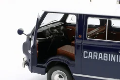 Fiat 850 Familiare Carabinieri Baujahr 1970 blau, weiß 1:18 Mitica