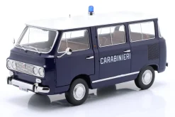 Fiat 850 Familiare Carabinieri Baujahr 1970 blau, weiß 1:18 Mitica