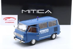 Fiat 850 Familiare Polizia Baujahr 1970 hellblau 1:18 Mitica