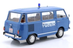 Fiat 850 Familiare Polizia Baujahr 1970 hellblau 1:18 Mitica